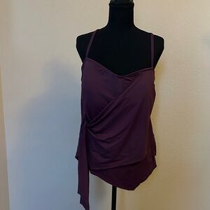 BECCA Deep Purple Wrap Around Tankini